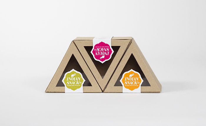 三角形牛皮包装盒 零食包装的个性与匠心