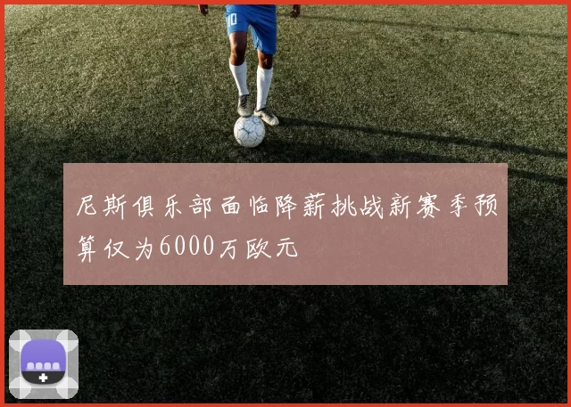 尼斯俱乐部面临降薪挑战新赛季预算仅为6000万欧元